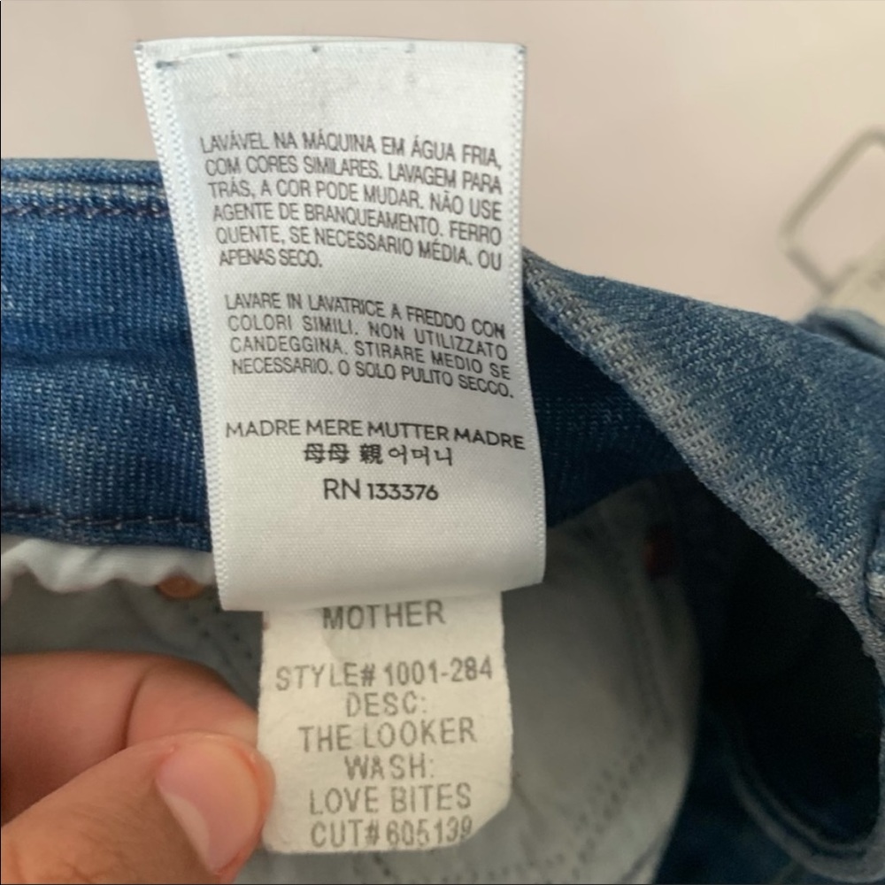 Mother The Looker Jeans In Love Bites View 6